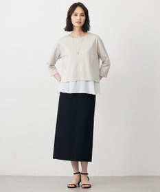 J.PRESS LADIES S ダンボールジャージー ナロー スカート