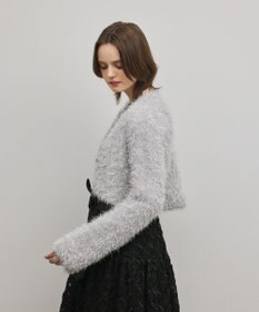 GRACE CONTINENTAL フェザーショートボレロ