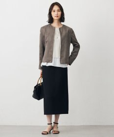 J.PRESS LADIES S ダンボールジャージー ナロー スカート