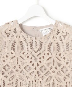 23区 【先行予約】エンブロイダリーレース ニットベスト