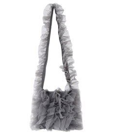 Green Parks ・ＱＵＯＮ　チュールフリルミニショルダー