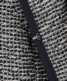 ANY SIS シャイニーストレッチツイード ジャケット