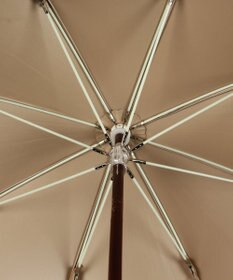 MOONBAT POLO RALPH LAUREN 晴雨兼用日傘 長傘 ストライプフリル／遮光 遮熱 UV