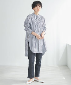 SLOW】Soft Wash Shirting チュニック シャツ / 23区 | ファッション