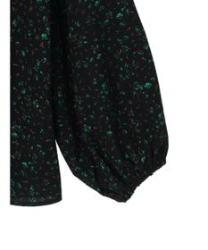 Green Parks 柄アソートラッフル衿ブラウス