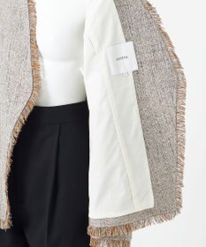 23区 S 【エステータ】リネンミックスツイード ジャケット