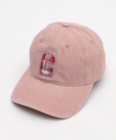 WEGO チェックロゴワンポイントキャップ