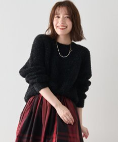 ANY カーリーファンシーニット