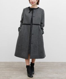 TOCCA 【WEB限定カラー有り】【消臭】MILKY PUFF リボンウールコート