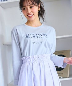 Feroux メッセージプリント・ロングスリーブTシャツ