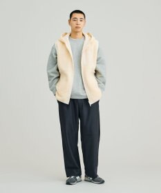 J.PRESS YORK STREET 【UNISEX】リバーシブル ボアベスト