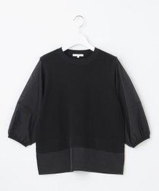 自由区 ハイツイストコットンアセテートプルオーバー ニット