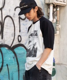 WEGO 【ユニセックス着用ITEM/MLサイズ展開】ヴィンテージライクラグラングラフィックT（SS）