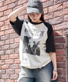 WEGO 【ユニセックス着用ITEM/MLサイズ展開】ヴィンテージライクラグラングラフィックT（SS）