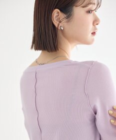 earth music&ecology 微シアーメロープルオーバー