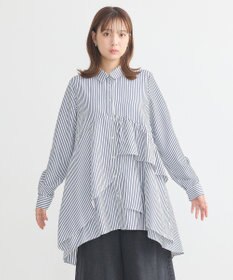 earth music&ecology アシンメトリーティアードチュニック