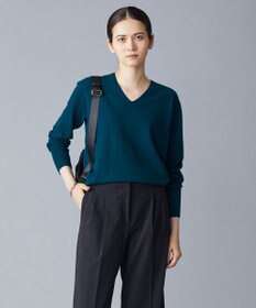 ICB 【人気のため新色追加・WEB限定カラーあり】ソフトウールハイゲージ Vネックニット