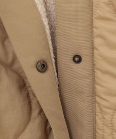 J.PRESS YORK STREET 【WOMEN】ロングキルトリバーシブルコート