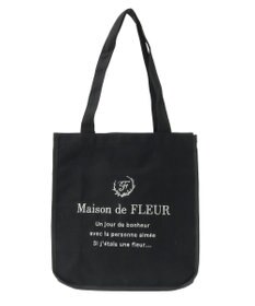 Maison de FLEUR パイピングスクエアトートバッグ