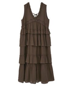 Green Parks ■ＥＳＣＡＲ　レース×コットンティアードワンピース