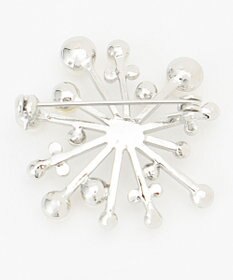 J.PRESS LADIES クリスタルパール ブローチ