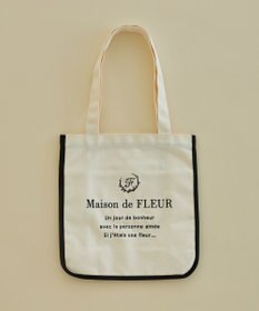 Maison de FLEUR パイピングスクエアトートバッグ