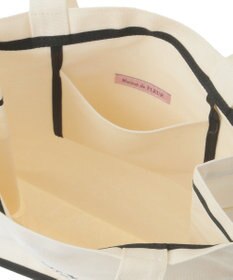 Maison de FLEUR パイピングスクエアトートバッグ