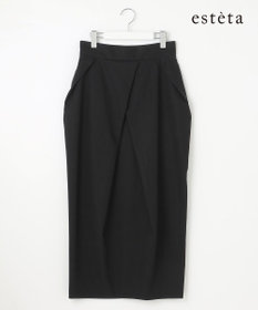 23区 【エステータ】コットンダブルクロス スカート