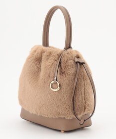 組曲 ファーバケットコンビ バッグ