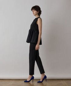 GRACE CONTINENTAL タフタペプラムトップ