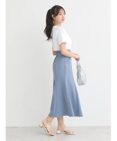 earth music&ecology パール付きマーメイドスカート