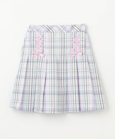 ANY KIDS チェック柄 ガーリー スカパン