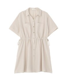 Green Parks ウエストリボンミディ丈ワンピース