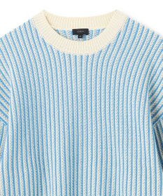 JOSEPH 【洗える】バイオテープコットン　ラウンドネックニット