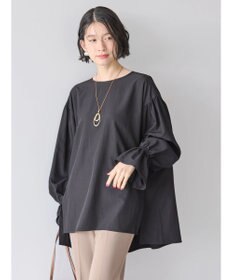 AMERICAN HOLIC 接触冷感キャンディースリーブサイドスリットブラウス