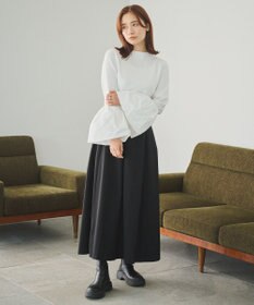 #Newans 【洗える】コンビネーションベルスリーブニット