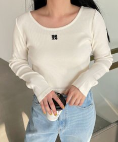 WEGO ヴィンテージウォッシュリブロンT