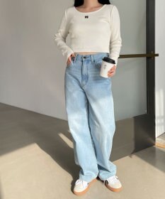 WEGO ヴィンテージウォッシュリブロンT