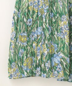 GRACE CONTINENTAL フラワープリントティアードミニワンピース