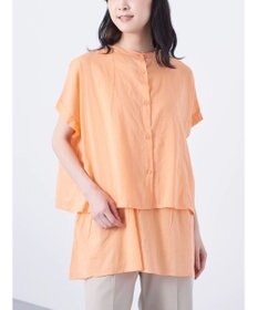 Green Parks インド綿　ＳＥＴ２点レイヤード風ブラウス