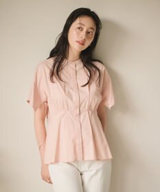 #Newans 【ANSWER for シンプルベーシック】スリットスリーブペプラムブラウス