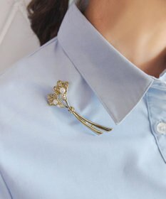 Tiaclasse フローラルブーケブローチ