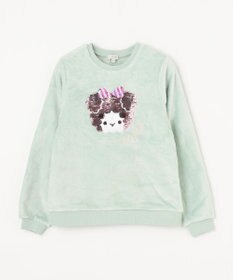 ANY KIDS 両面 フリース スパンコール トレーナー