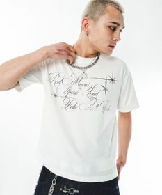 WEGO 【ユニセックス着用ITEM/MLサイズ展開】クロップドグラフィックT（SS）
