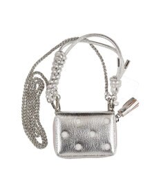 UNBILLION ペルケ perche / ドット刺繍ジャバラチャームウォレットショルダー