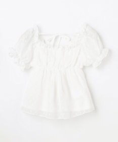 ANY KIDS 【一部店舗/WEB先行販売アイテム】2WAY シアードビーブラウス