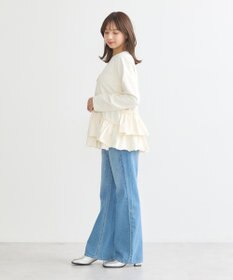 earth music&ecology フリルヘムプルオーバー