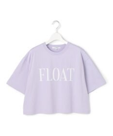 23区 【SLOW/一部店舗限定】ヴィンテージライクジャージー クロップド ロゴ Tシャツ