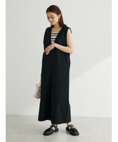 Green Parks 綿麻混サロペット