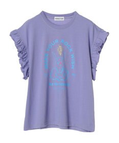 Green Parks ・ＤｏｕｂｌｅＦｌａｇｓ　フリルショルダープリントＴＥＥ